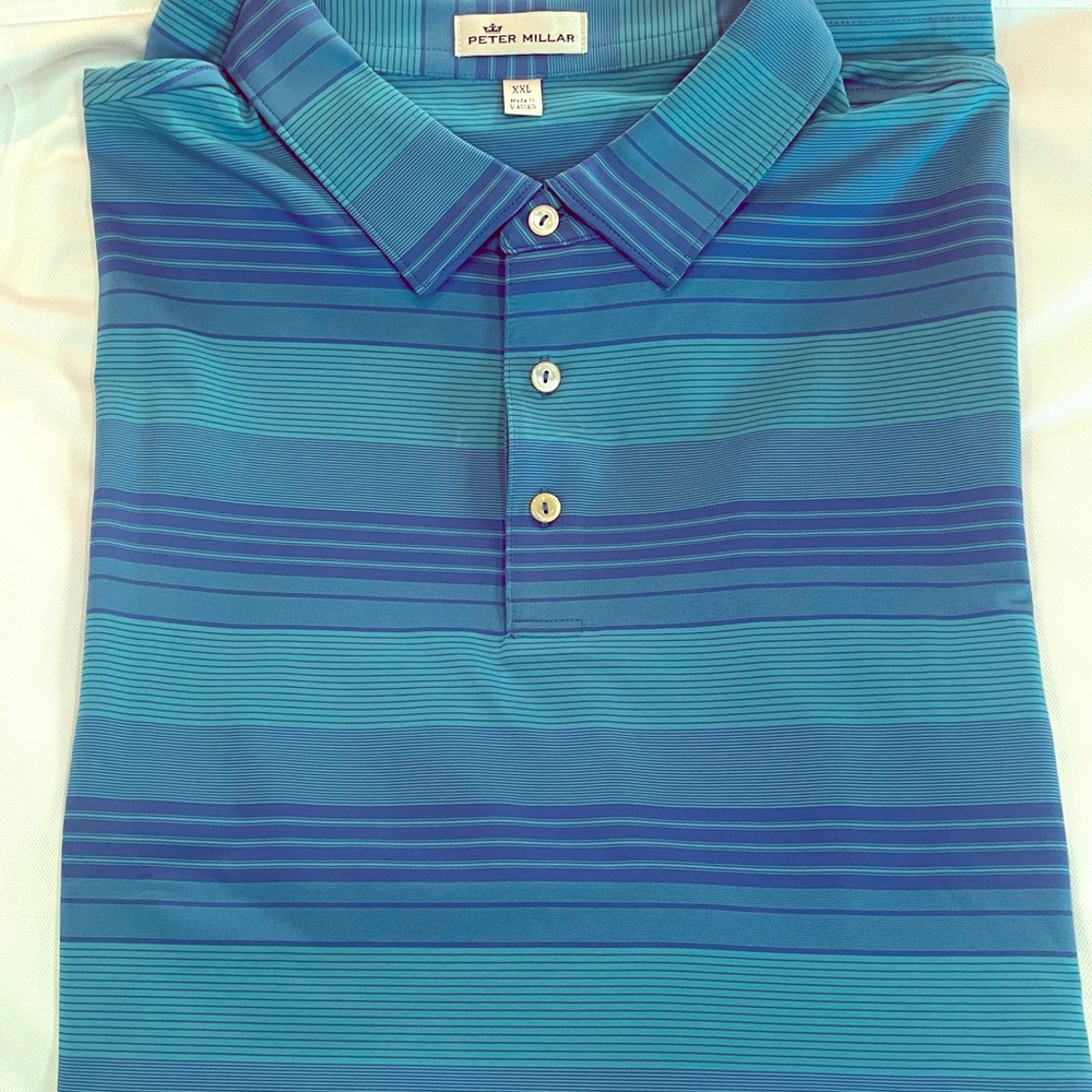 Peter Millar Gold Polo, XXL, Never Worn